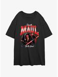 Star Wars Darth Maul Sith Lord Womens Oversized T-Shirt, BLACK, hi-res