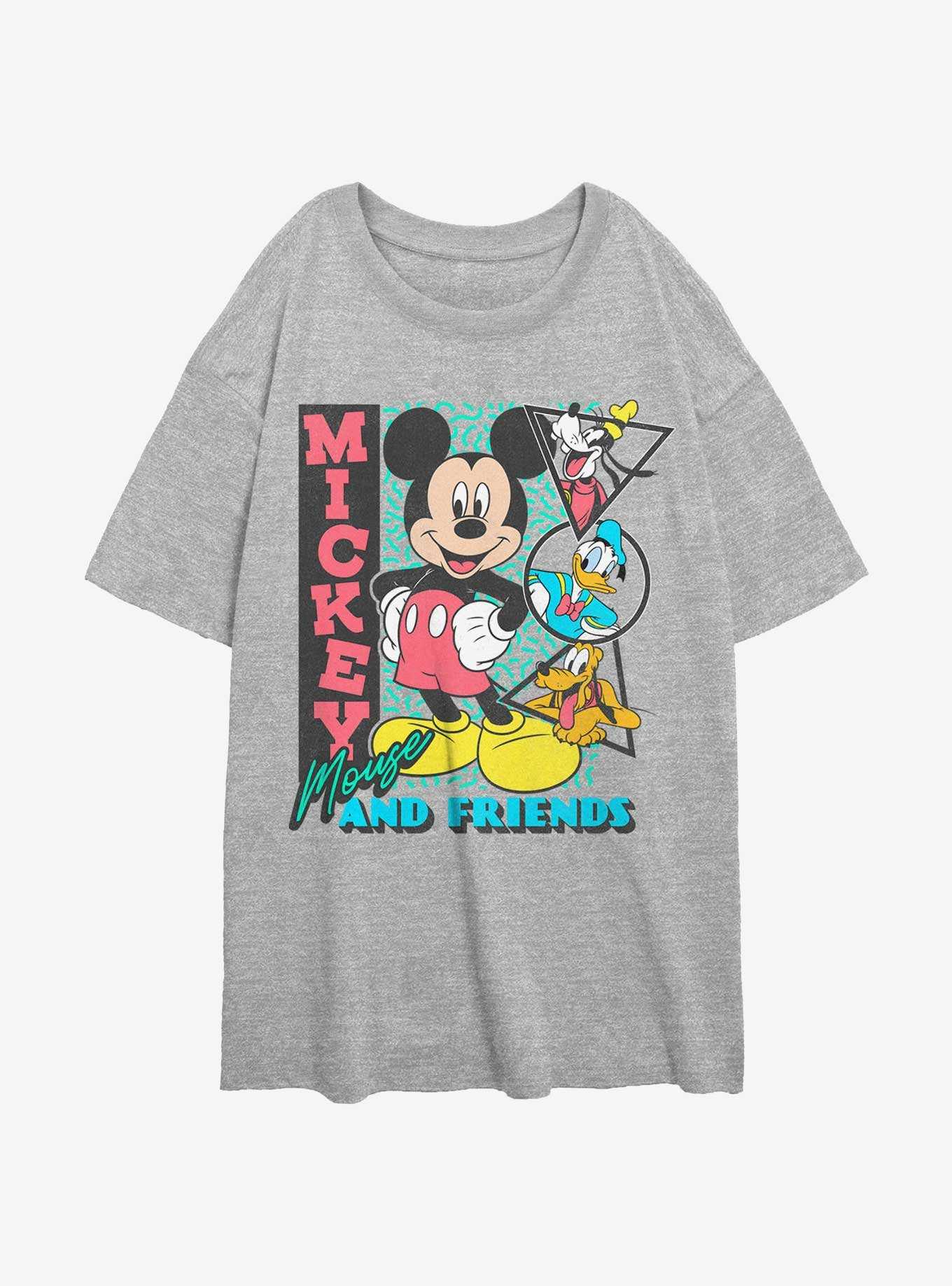 Disney Mickey Mouse Groovy Friends Womens Oversized T-Shirt, , hi-res