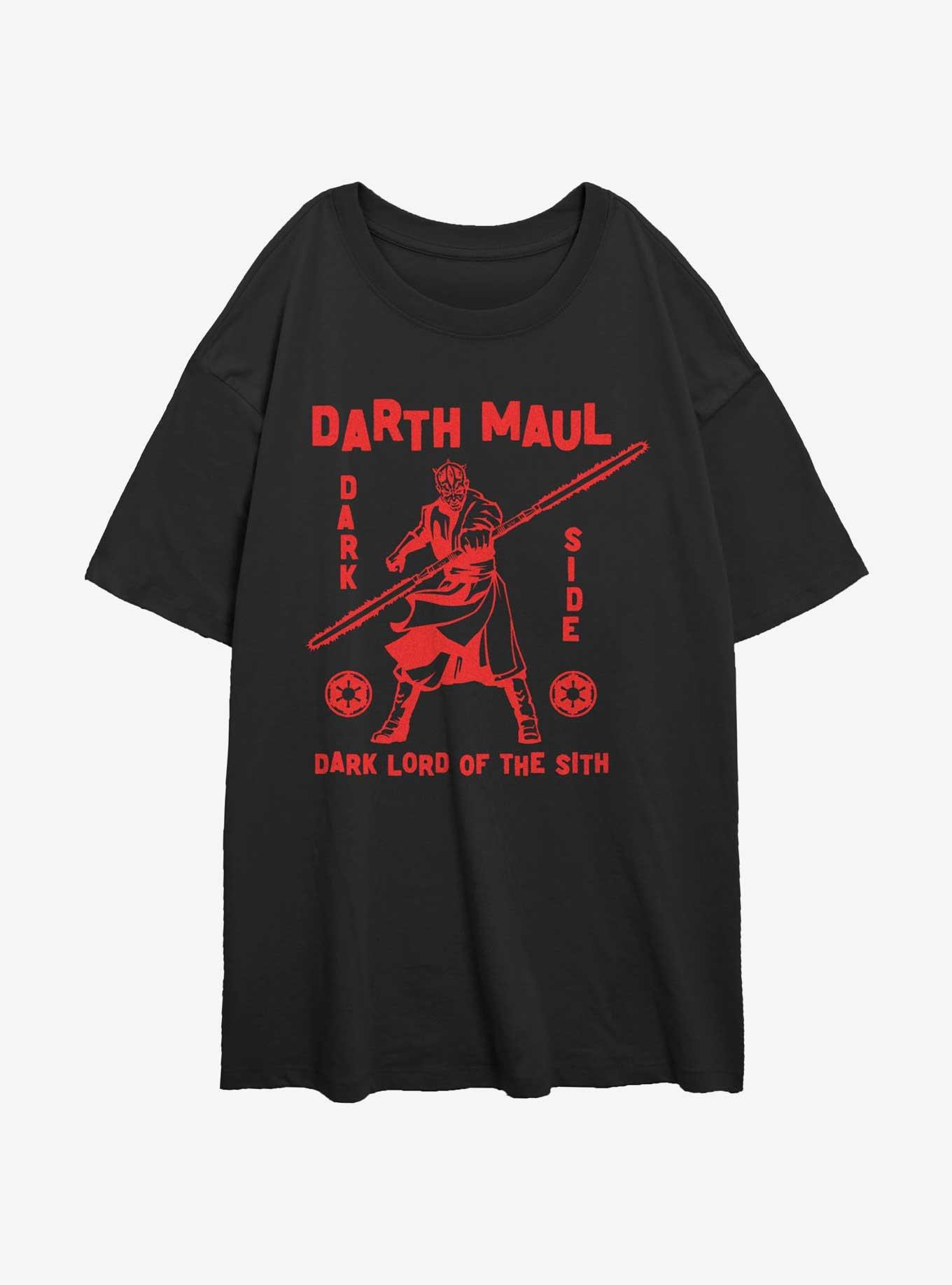 Star Wars Maul Brawl Womens Oversized T-Shirt