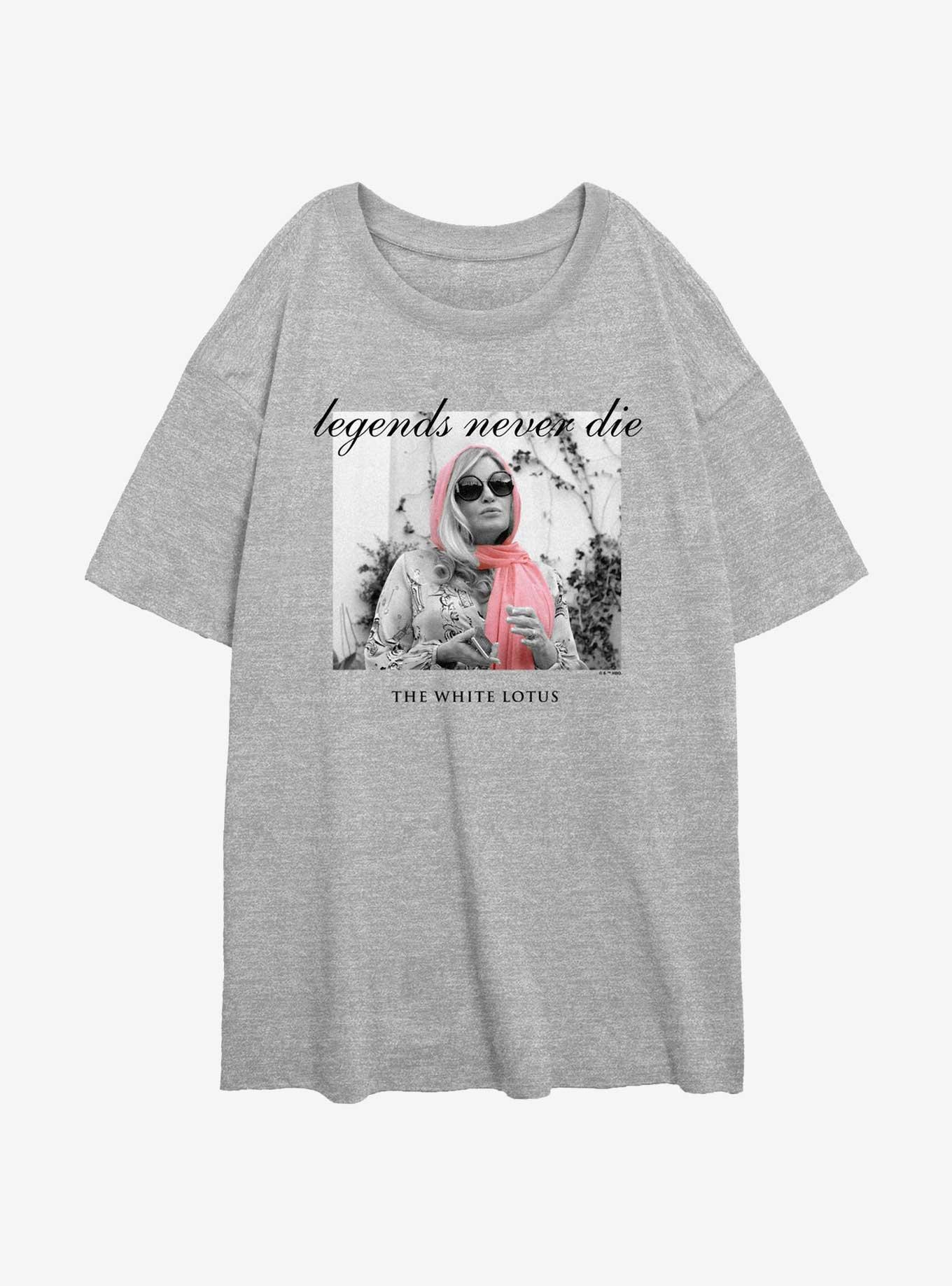 The White Lotus Tanya Legends Never Die Womens Oversized T-Shirt, , hi-res
