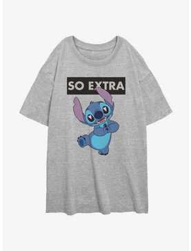 Disney Lilo & Stitch So Extra Womens Oversized T-Shirt, , hi-res