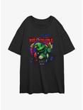Disney The Nightmare Before Christmas Oogie Dice Womens Oversized T-Shirt, BLACK, hi-res