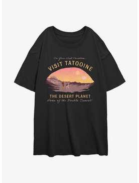 Star Wars Tatooine Vacation Womens Oversized T-Shirt, , hi-res