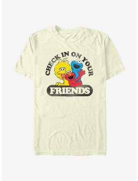 Sesame Street Check In On Your Friends Big Bird Cookie Monster and Elmo T-Shirt, , hi-res
