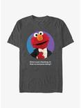 Sesame Street Elmo Tuxedo Checking In T-Shirt, CHAR HTR, hi-res