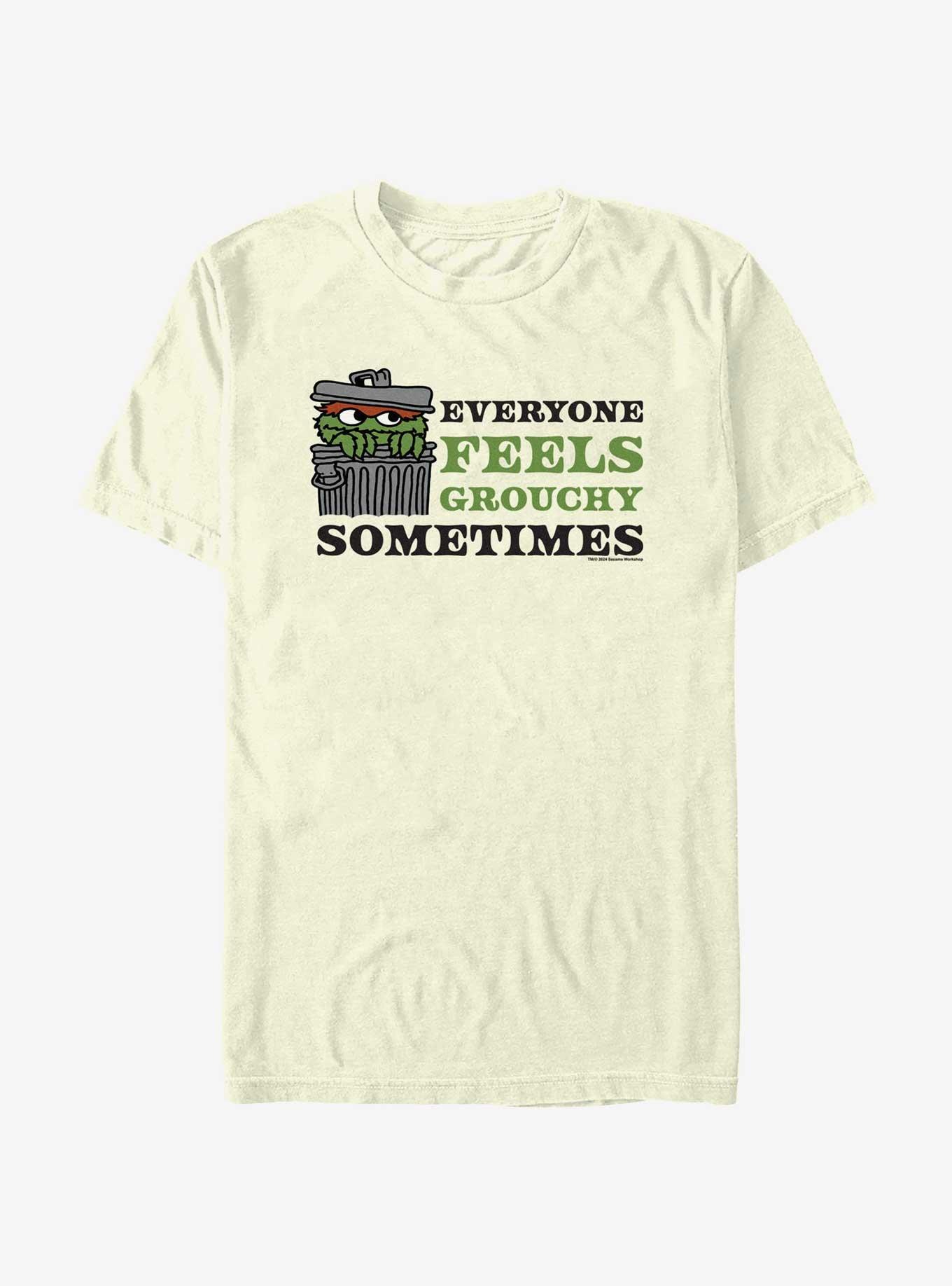 Sesame Street Oscar Feeling Grouchy Sometimes T-Shirt, NATURAL, hi-res