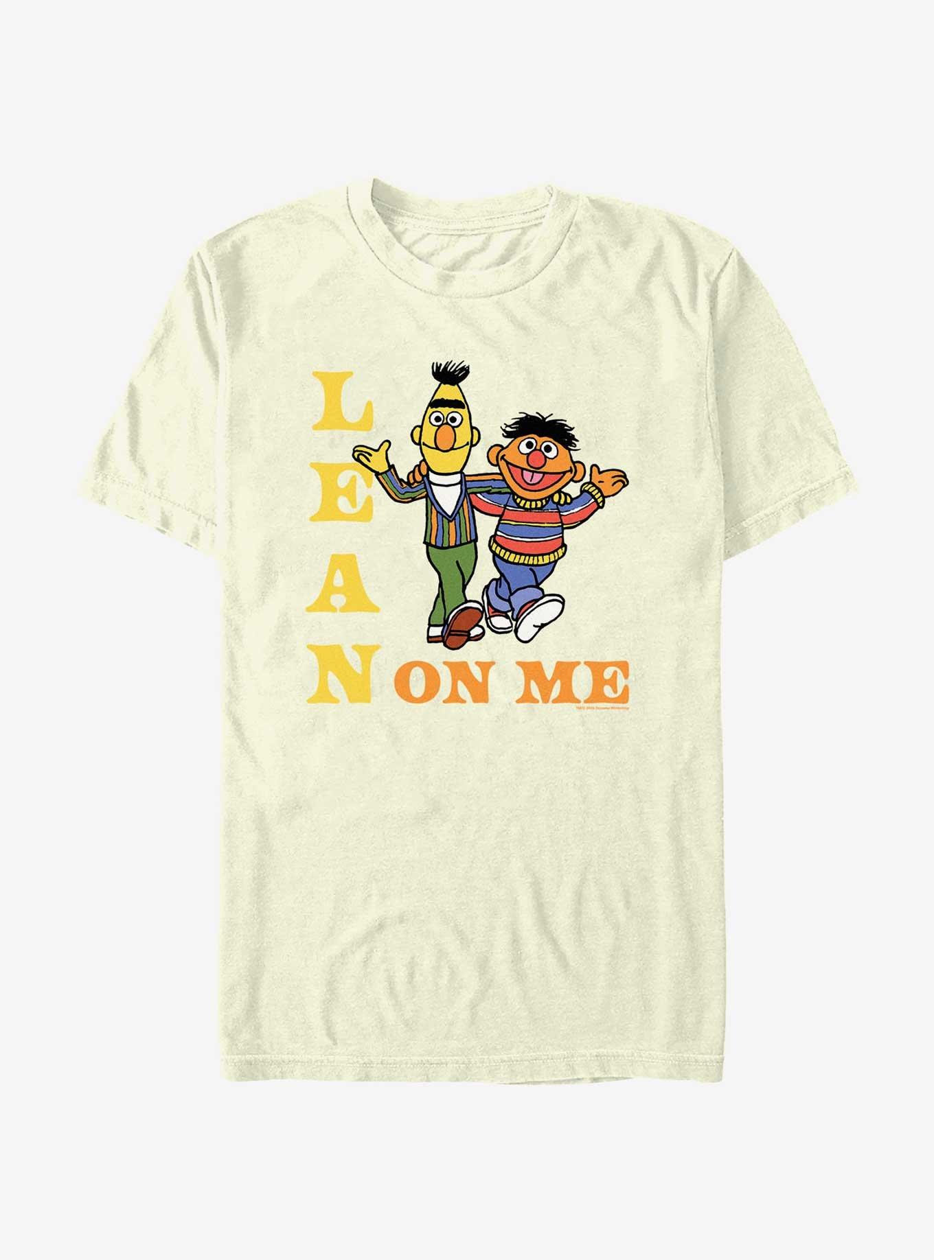 Sesame Street Lean On Me Bert and Ernie T-Shirt, NATURAL, hi-res