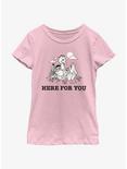 Sesame Street Here For You Youth Girls T-Shirt, PINK, hi-res