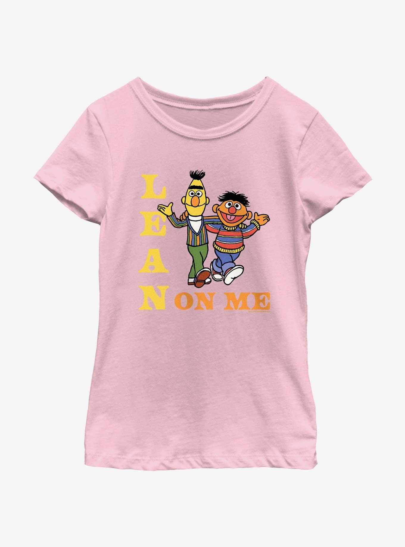 Sesame Street Lean On Me Bert and Ernie Youth Girls T-Shirt