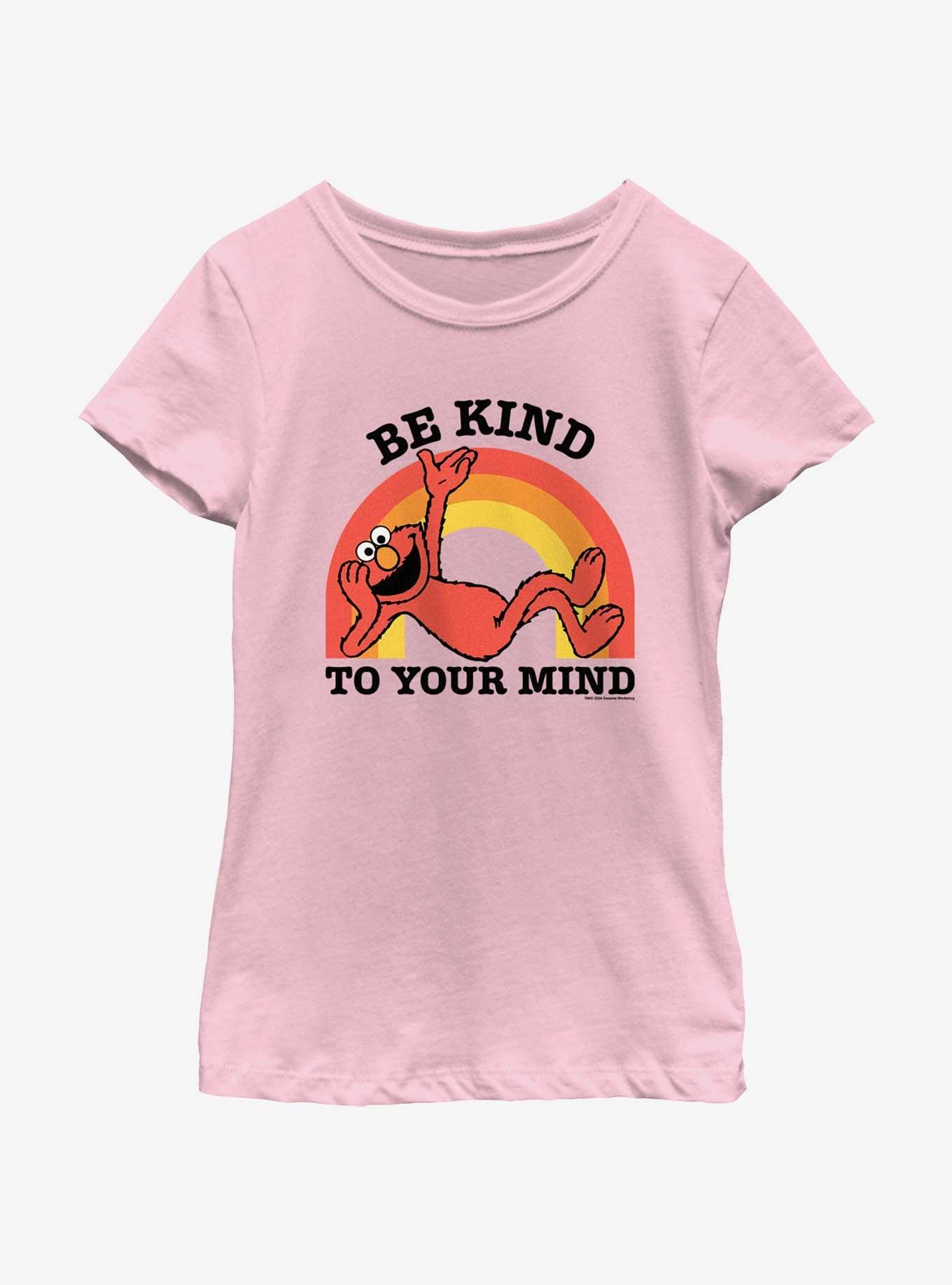 Sesame Street Elmo Be Kind To Your Mind Youth Girls T-Shirt