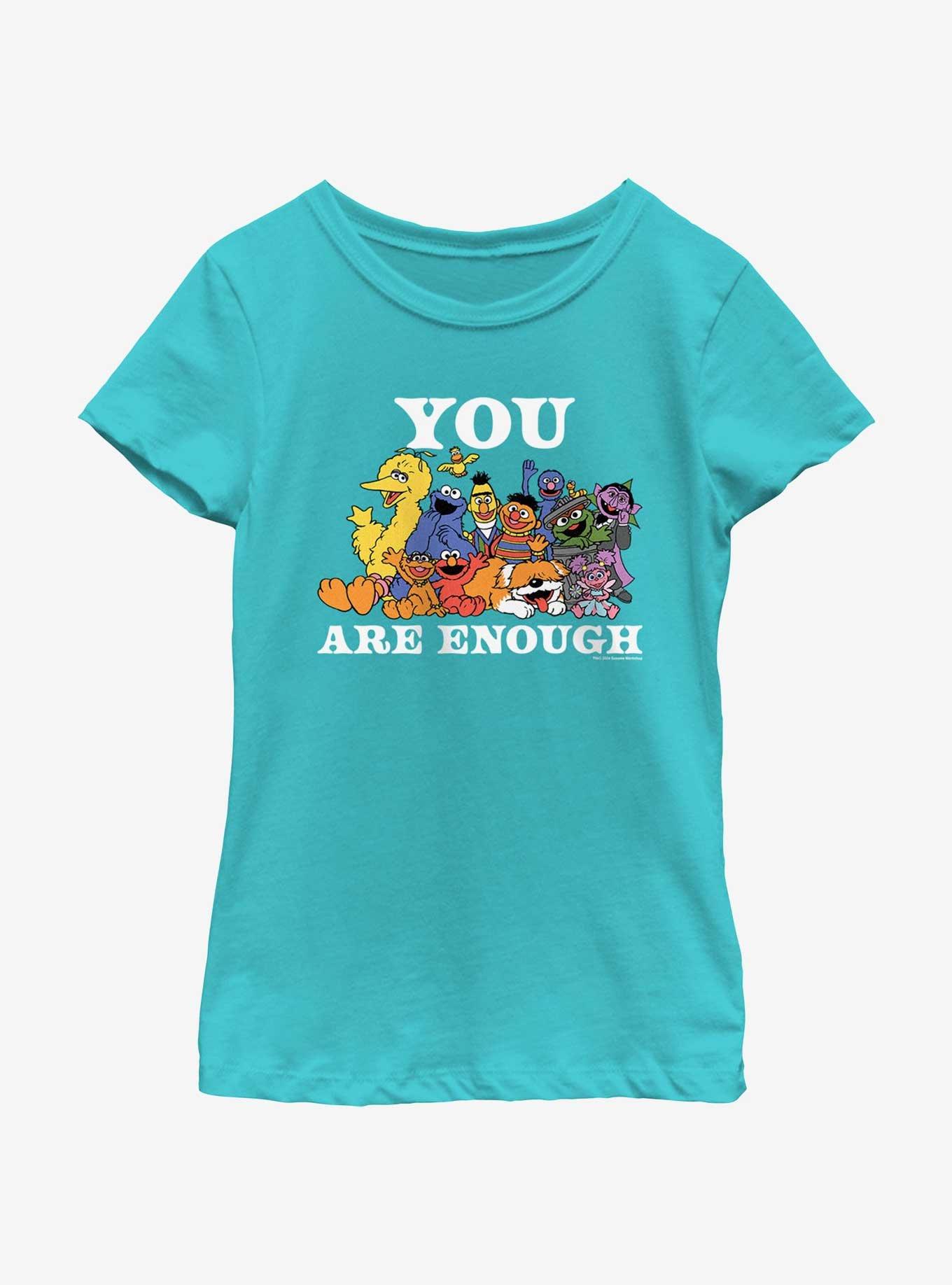 Sesame Street You Are Enough Youth Girls T-Shirt