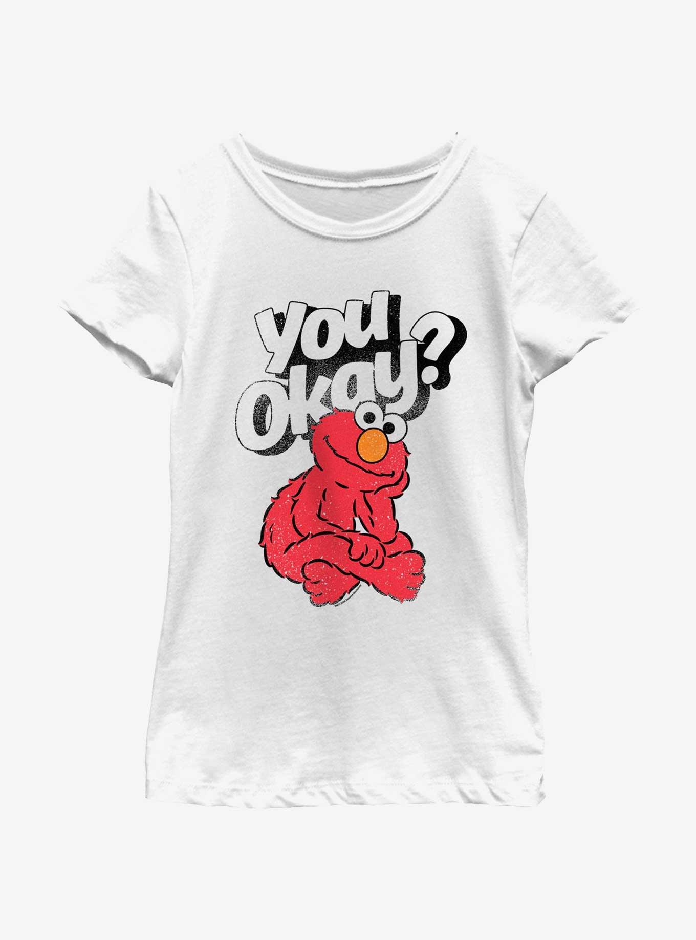 Sesame Street You Okay Elmo Youth Girls T-Shirt