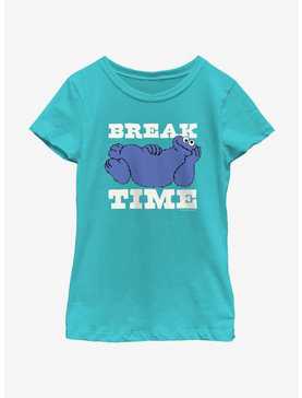 Sesame Street Cookie Monster Break Time Youth Girls T-Shirt, , hi-res