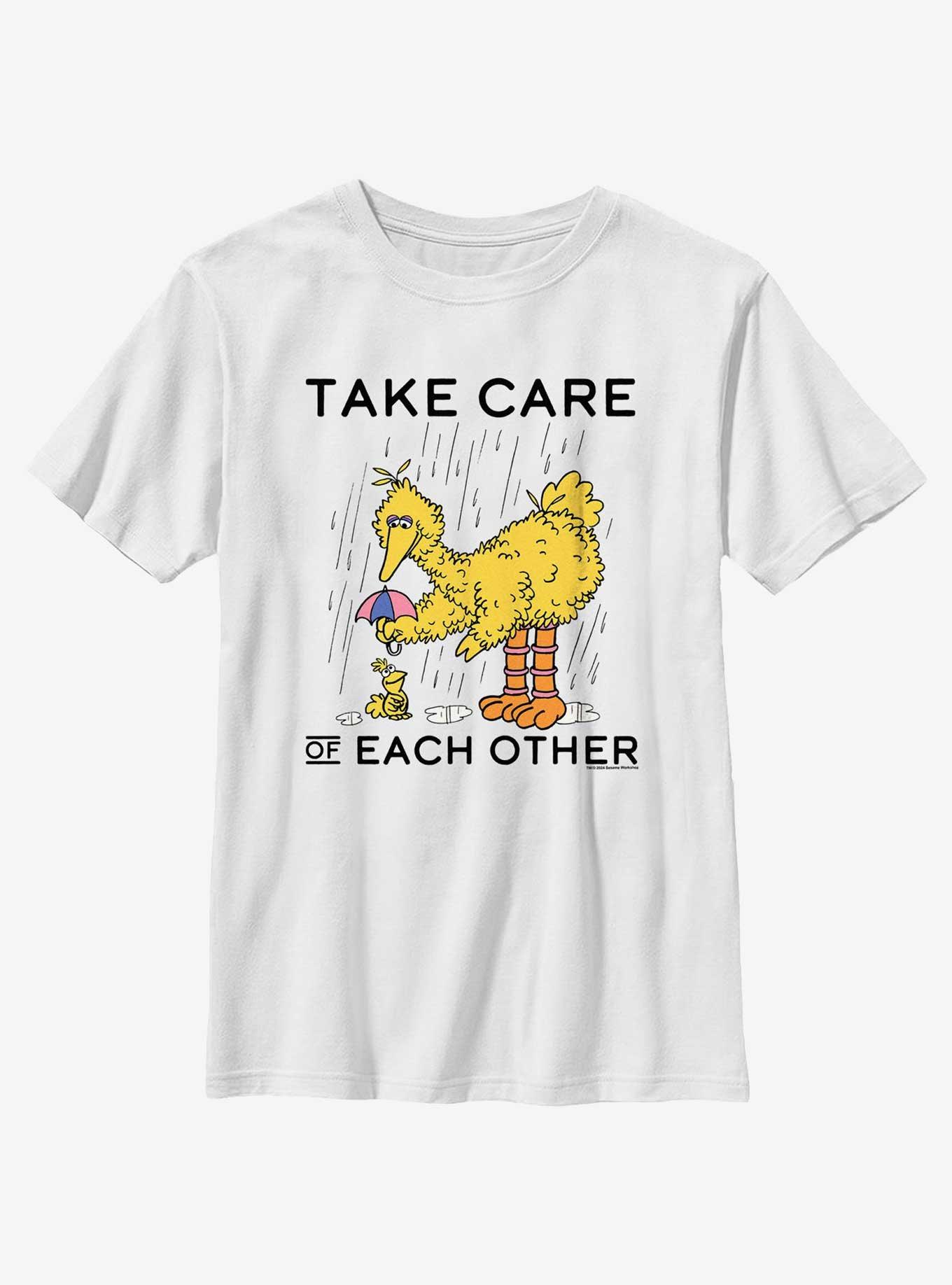 Sesame Street Big Bird Take Care Of Each Other Youth T-Shirt