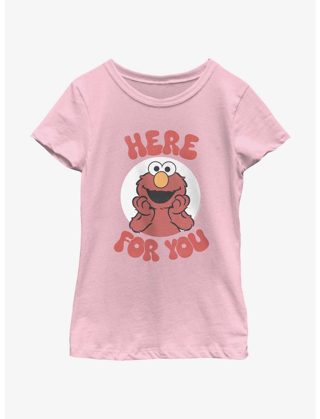 Sesame Street Elmo Here For You Youth Girls T-Shirt, PINK, hi-res
