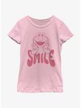 Sesame Street Elmo Smile Youth Girls T-Shirt, PINK, hi-res
