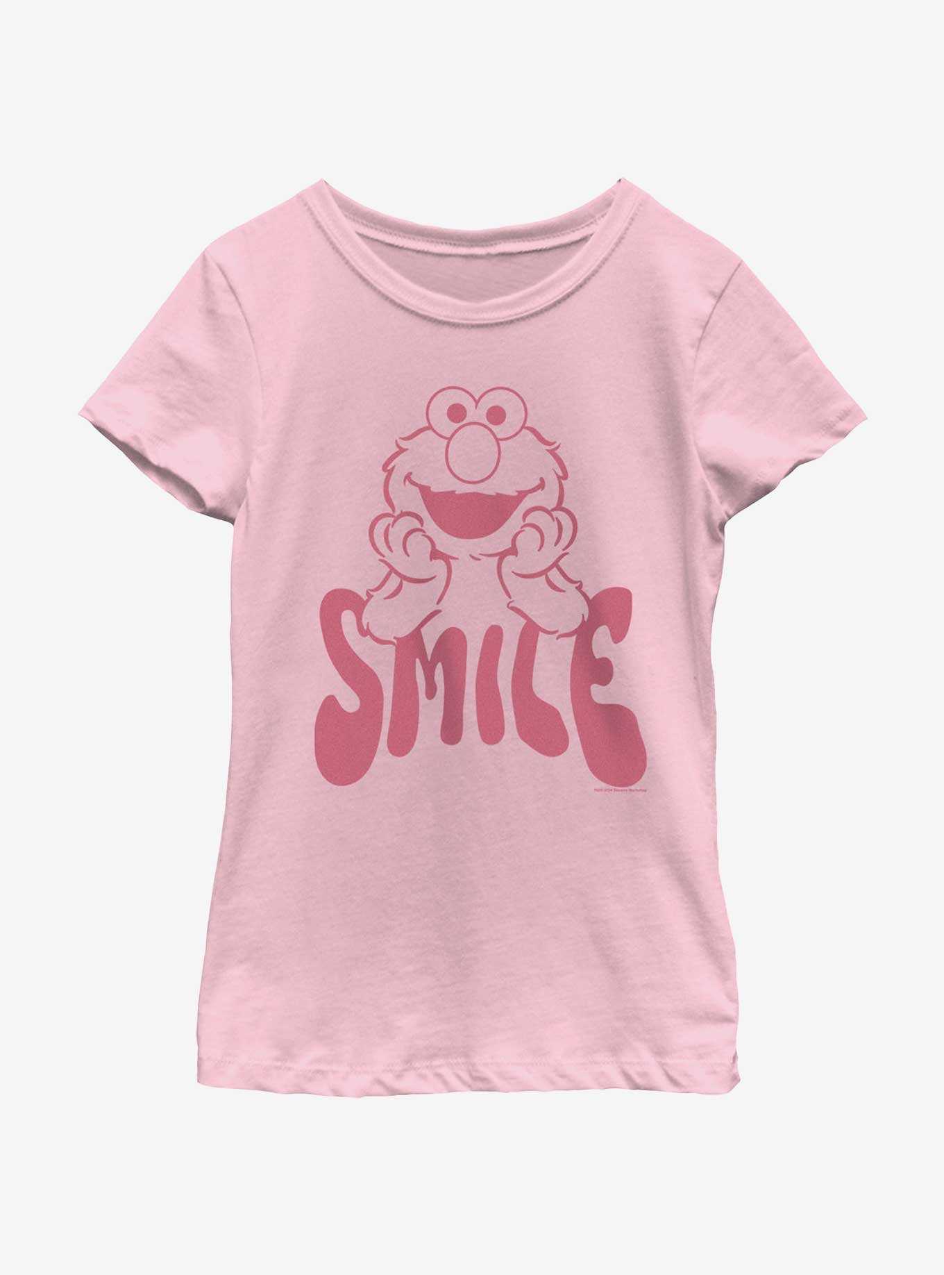 Sesame Street Elmo Smile Youth Girls T-Shirt, , hi-res
