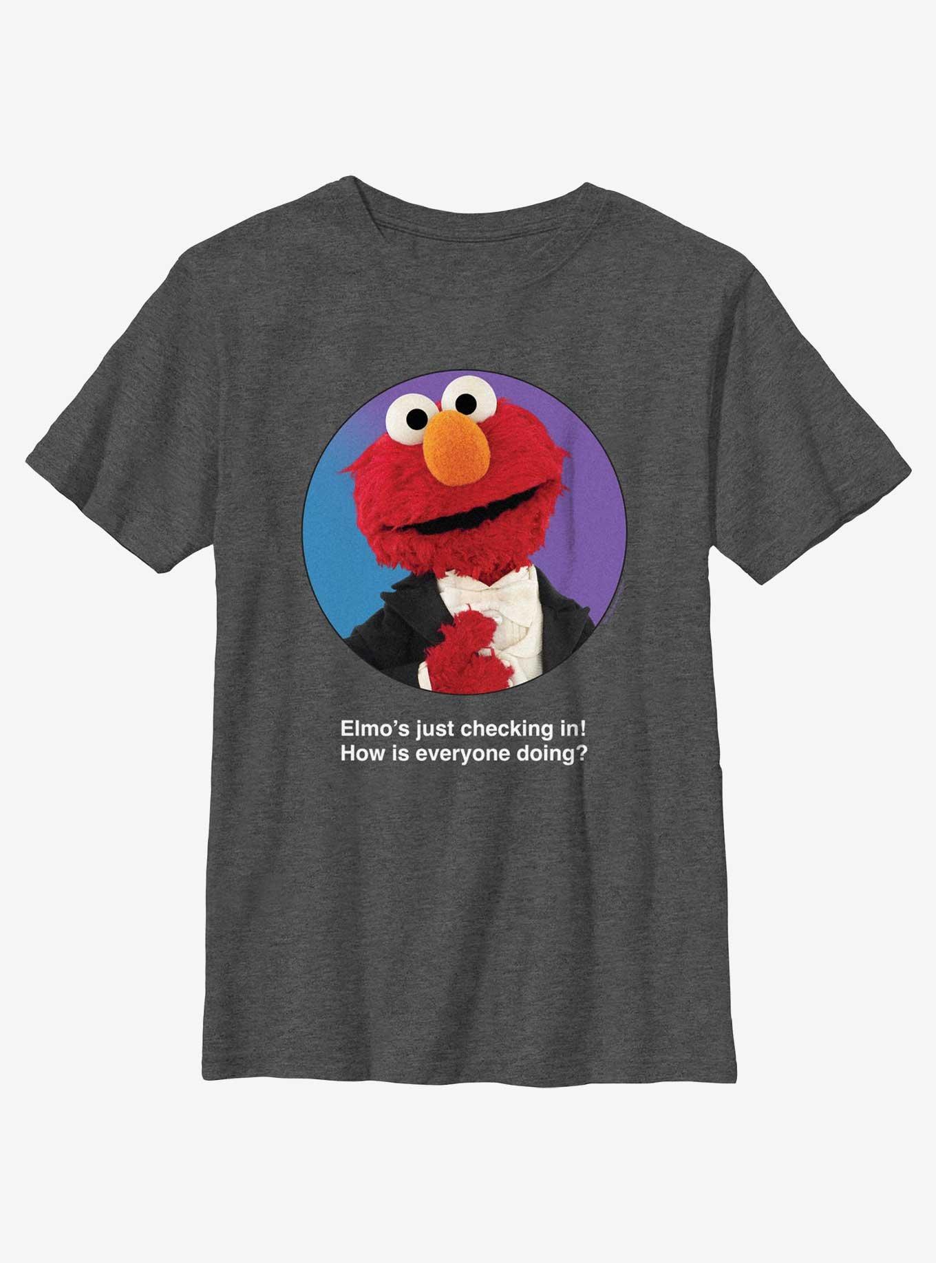 Sesame Street Elmo Tuxedo Checking Youth T-Shirt