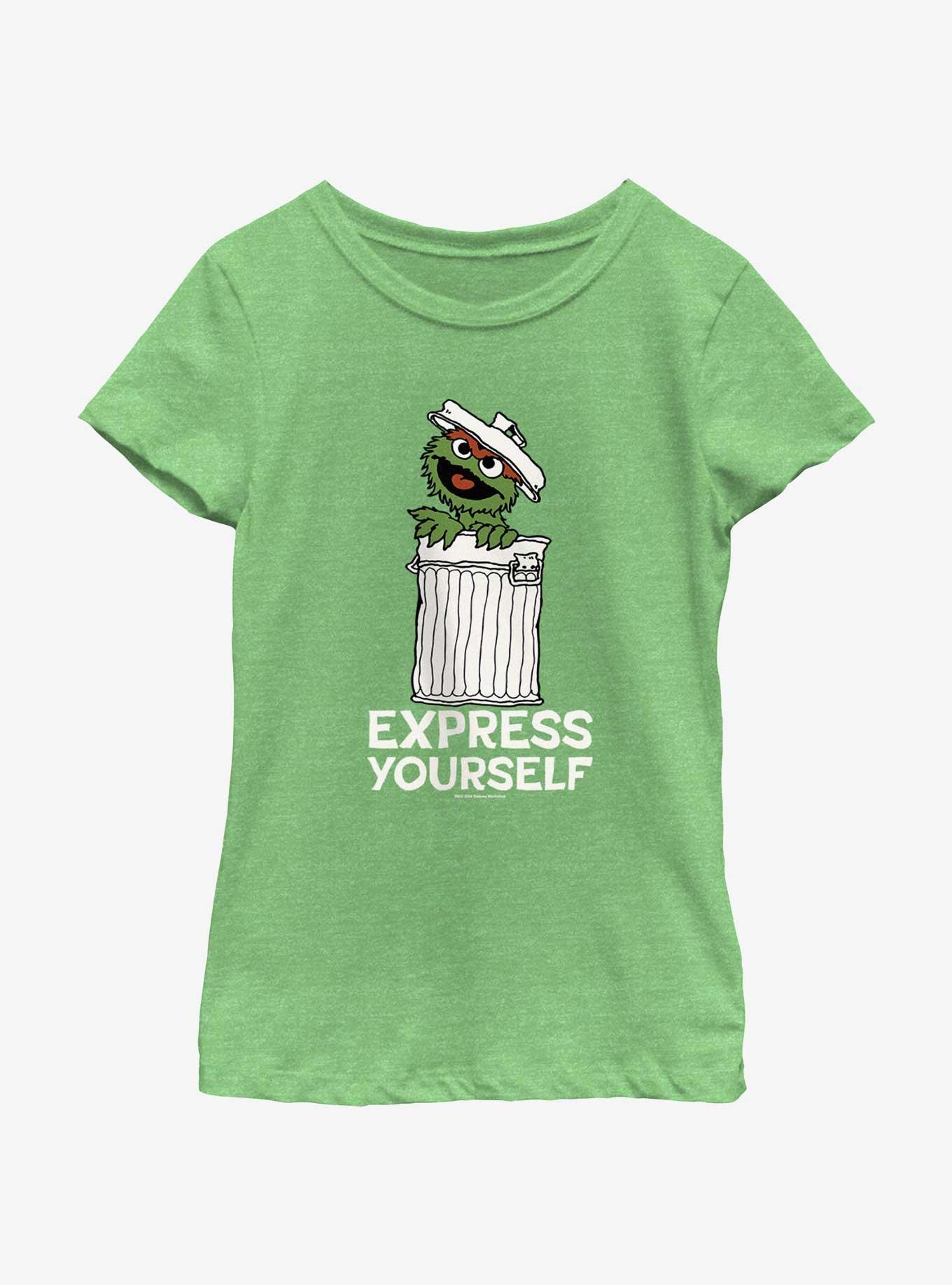 Sesame Street Oscar the Grouch Express Yourself - Grn Apple