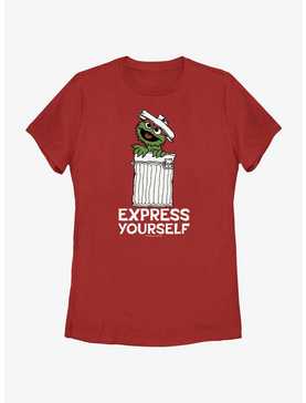 Sesame Street Oscar the Grouch Express Yourself Womens T-Shirt, , hi-res