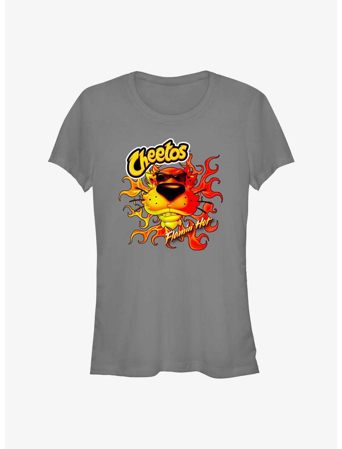 Cheetos Fire Breath Girls T-Shirt, CHARCOAL, hi-res