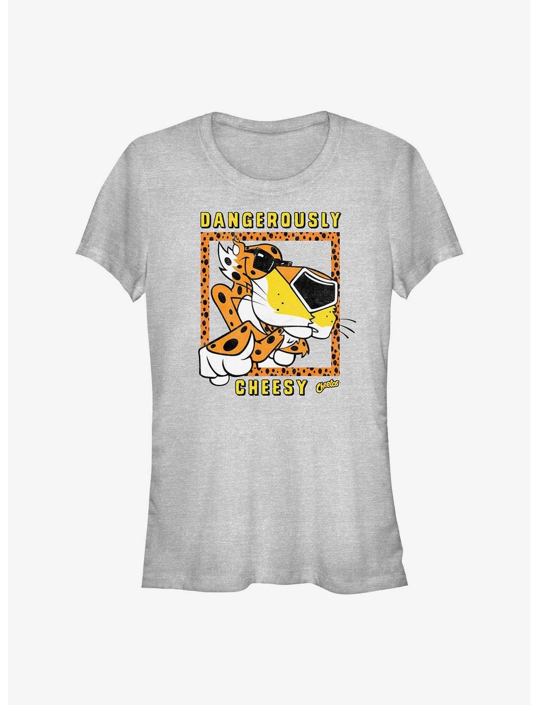 Cheetos Dangerously Cheesy Frame Girls T-Shirt, ATH HTR, hi-res