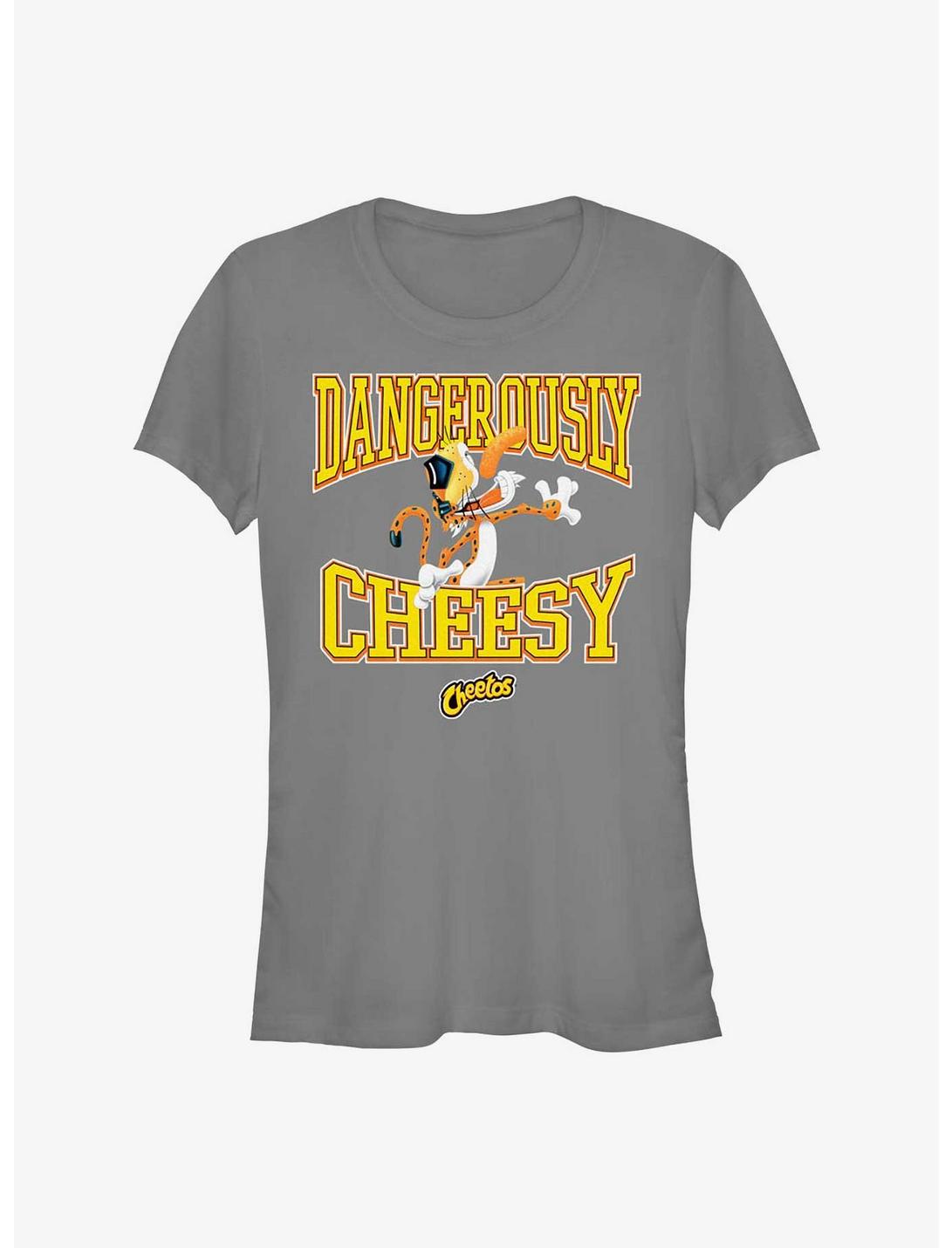 Cheetos Dangerously Cheesy Girls T-Shirt, CHARCOAL, hi-res