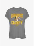 Cheetos Dangerously Cheesy Girls T-Shirt, CHARCOAL, hi-res