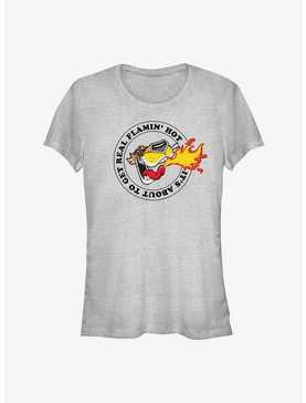 Cheetos Chester It's About To Get Real Flamin Hot Girls T-Shirt, , hi-res