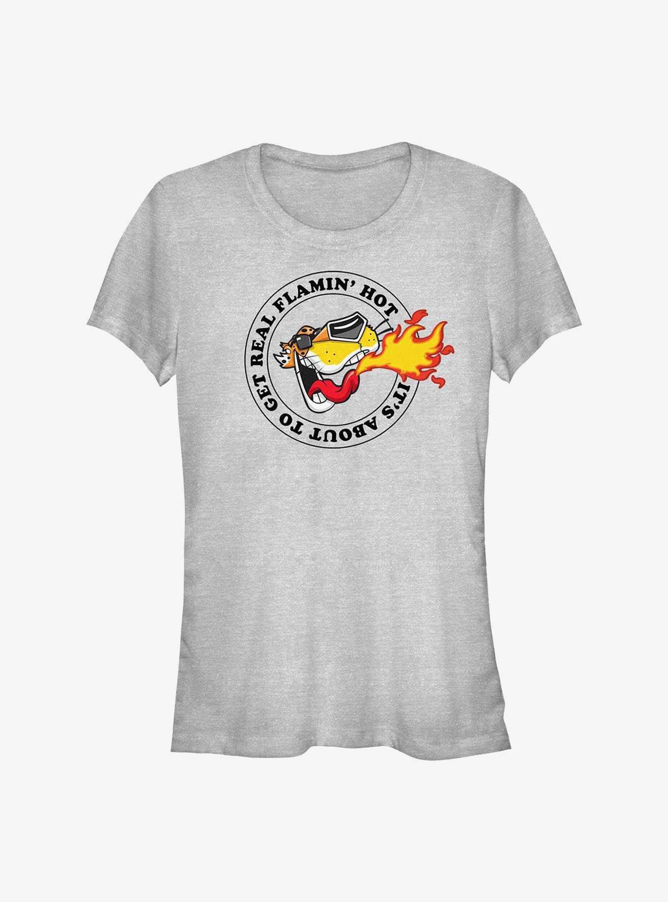 Cheetos Chester It's About To Get Real Flamin Hot Girls T-Shirt, , hi-res