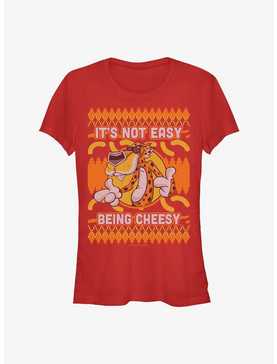 Cheetos Chester Cheetah Ugly Christmas Sweater Pattern Girls T-Shirt, , hi-res