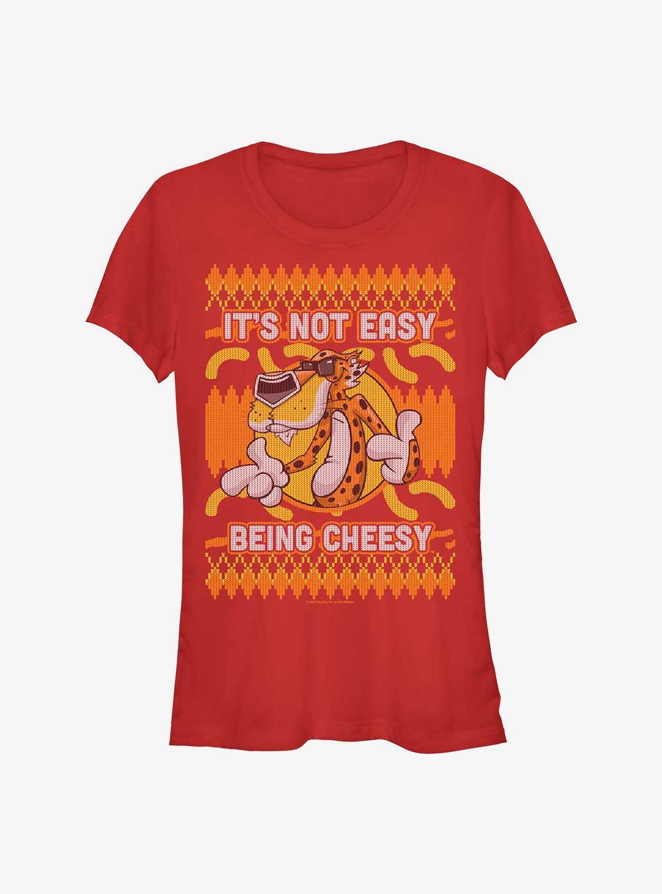 Cheetos Chester Cheetah Ugly Christmas Sweater Pattern Girls T-Shirt, , hi-res