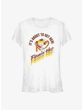 Cheetos It's About To Get Real Flamin Hot Girls T-Shirt, , hi-res