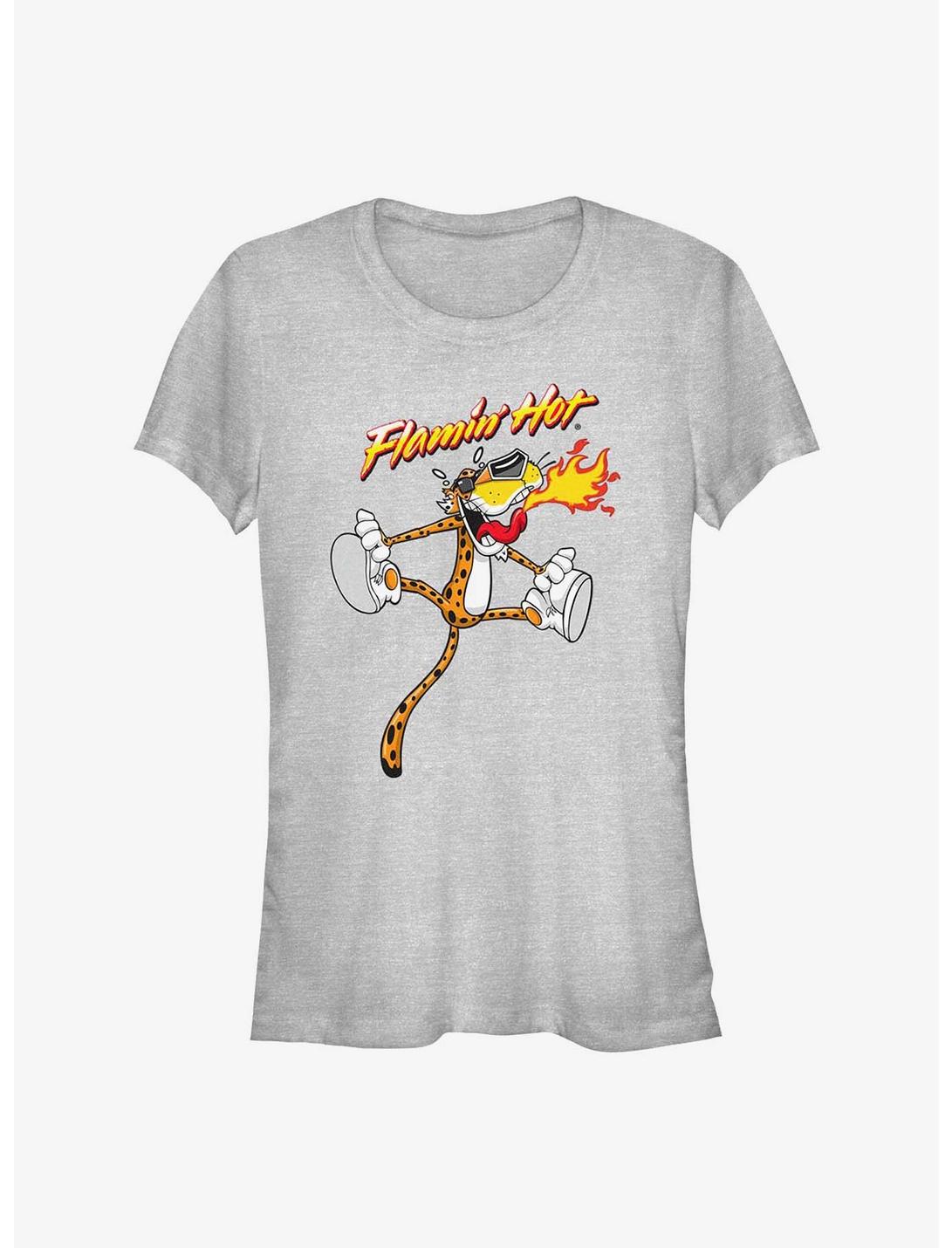 Cheetos Flamin Hot Jumping Chester Girls T-Shirt, ATH HTR, hi-res
