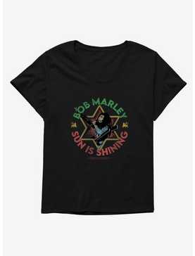 Bob Marley Sun Is Shining Womens T-Shirt Plus Size, , hi-res