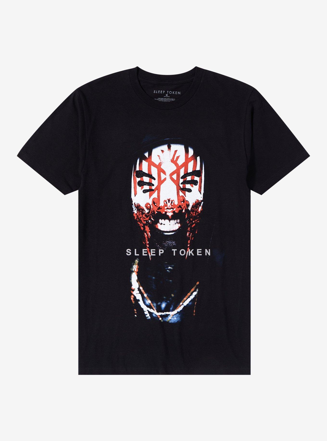 Sleep Token Vessel Face T-Shirt, BLACK, hi-res