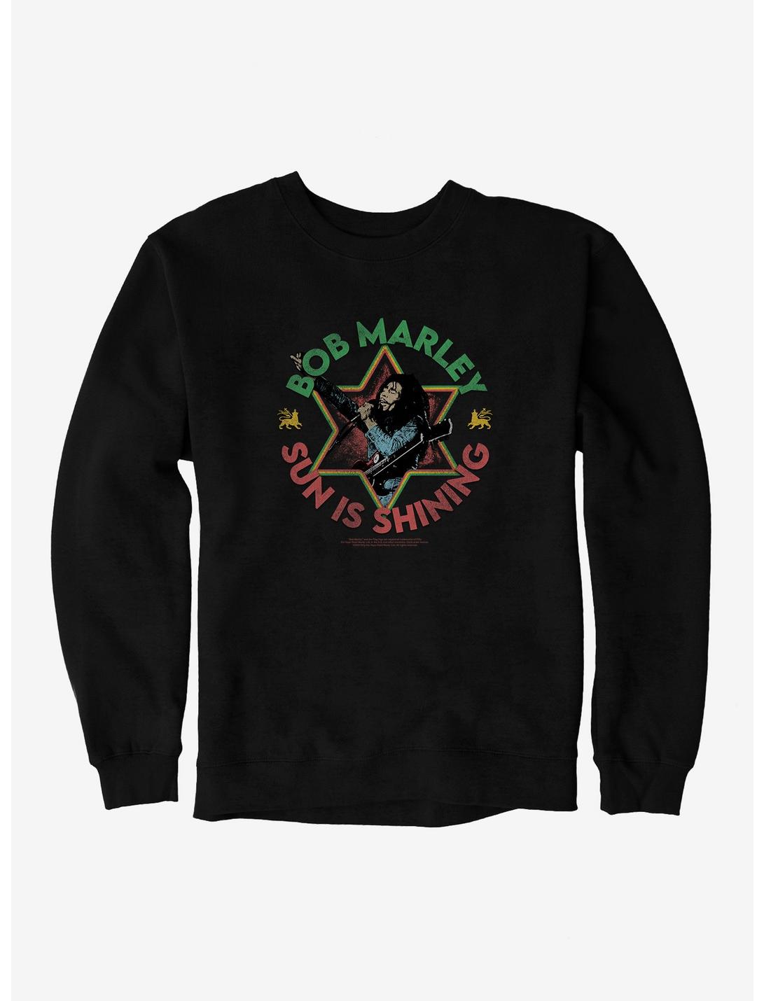 Bob Marley Sun Is Shining Sweatshirt, BLACK, hi-res