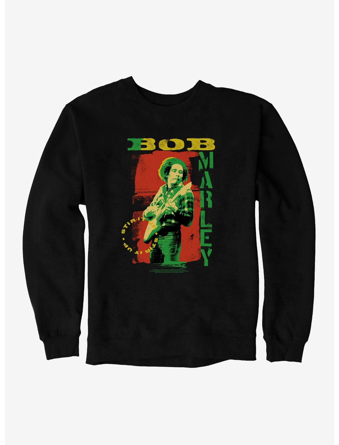 Bob Marley Stir It Up Sweatshirt, BLACK, hi-res