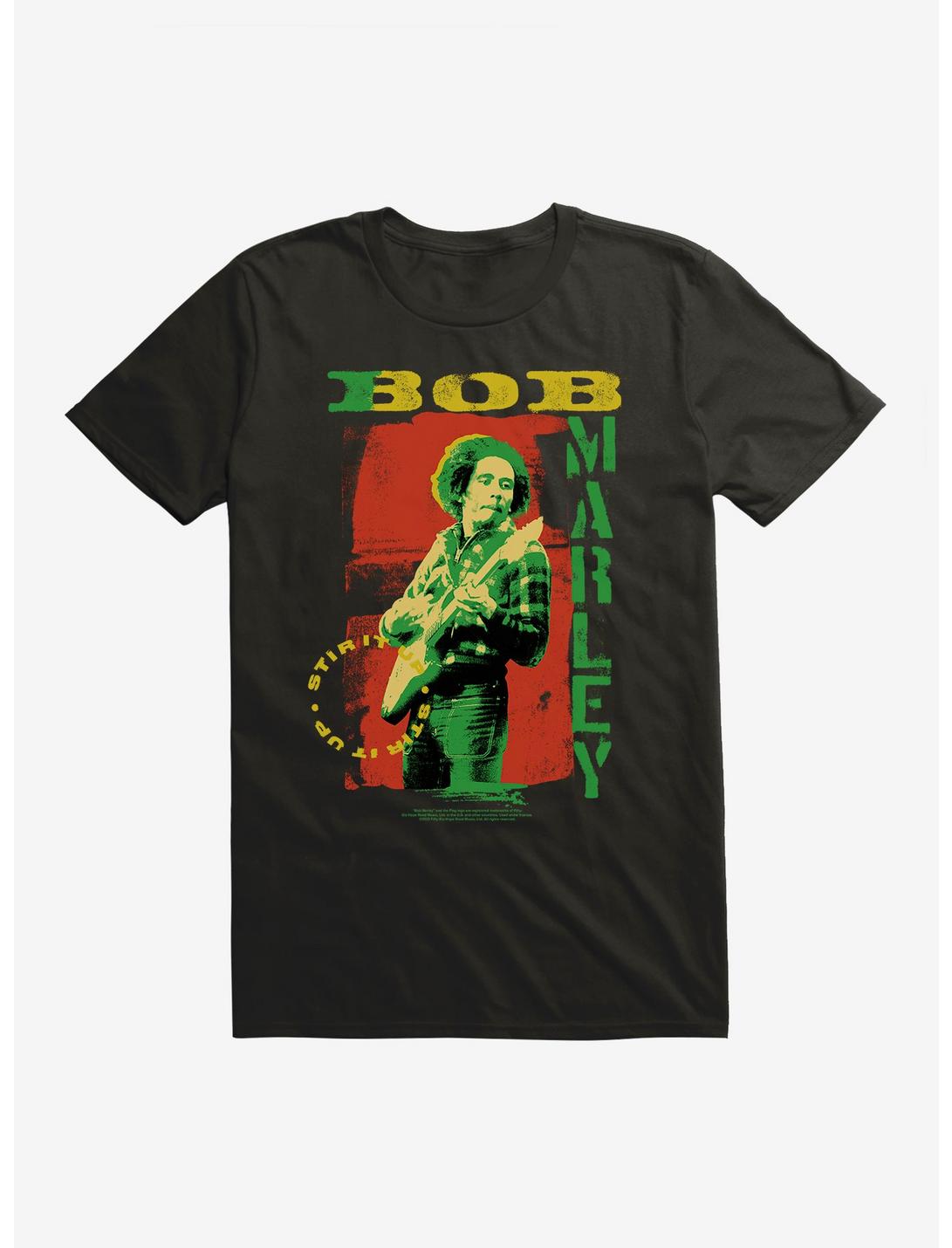 Bob Marley Stir It Up T-Shirt, BLACK, hi-res