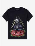 Skeleton Reaper Prayer T-Shirt, BLACK, hi-res