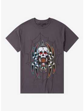 Tattoo Skull Spider T-Shirt, , hi-res