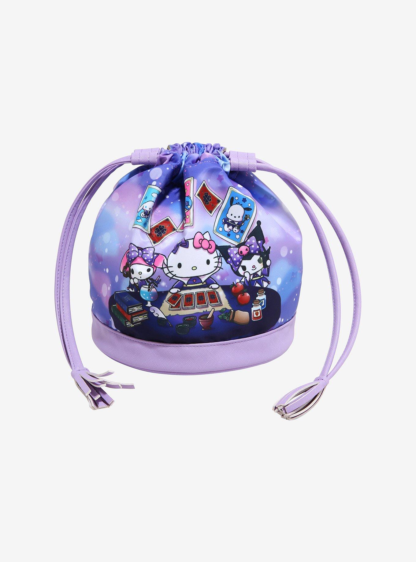 Hello Kitty And Friends Magic Card Drawstring Makeup Bag, , hi-res