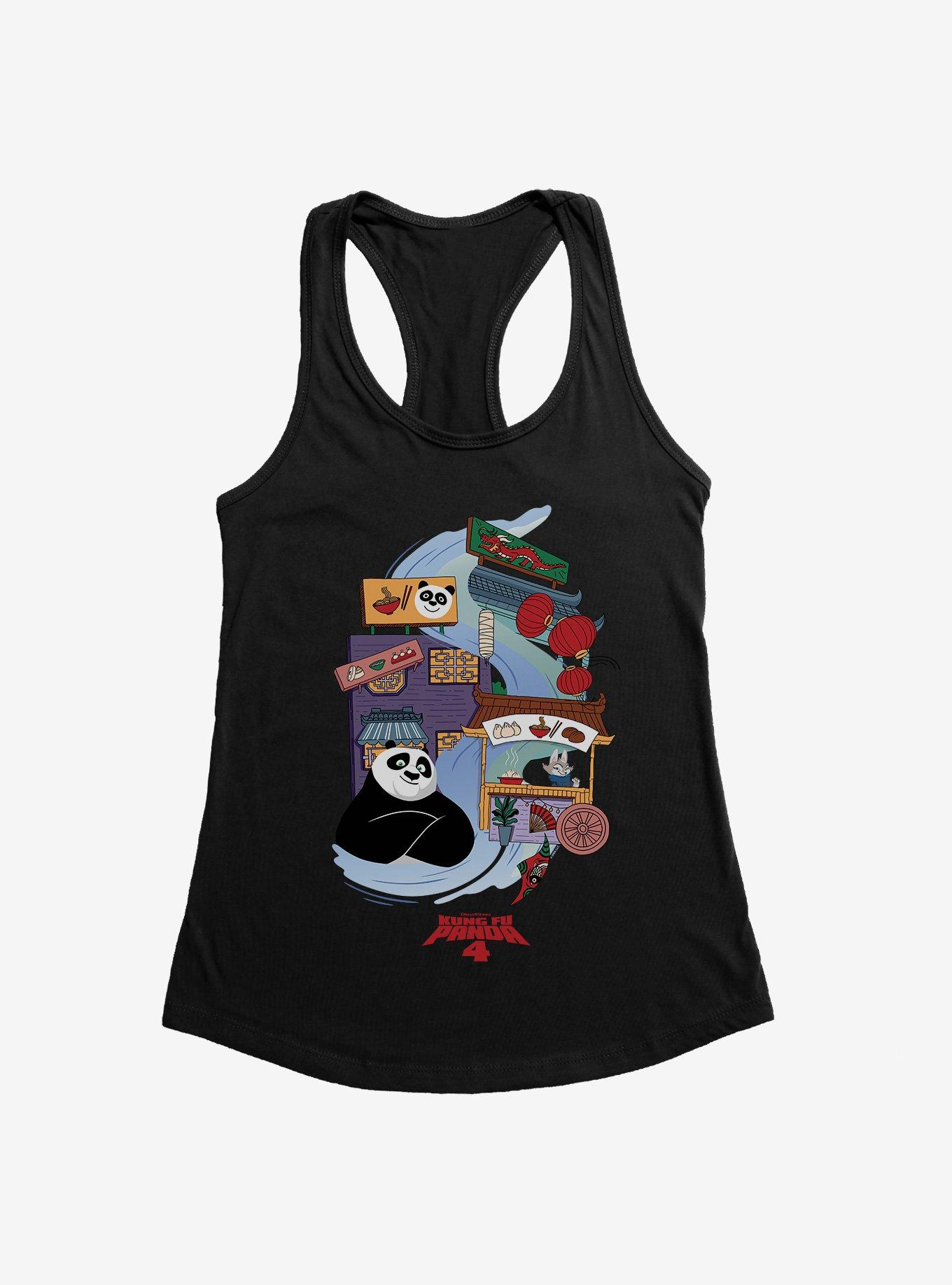 Kung Fu Panda 4 Street Food Womens Tank Top, , hi-res