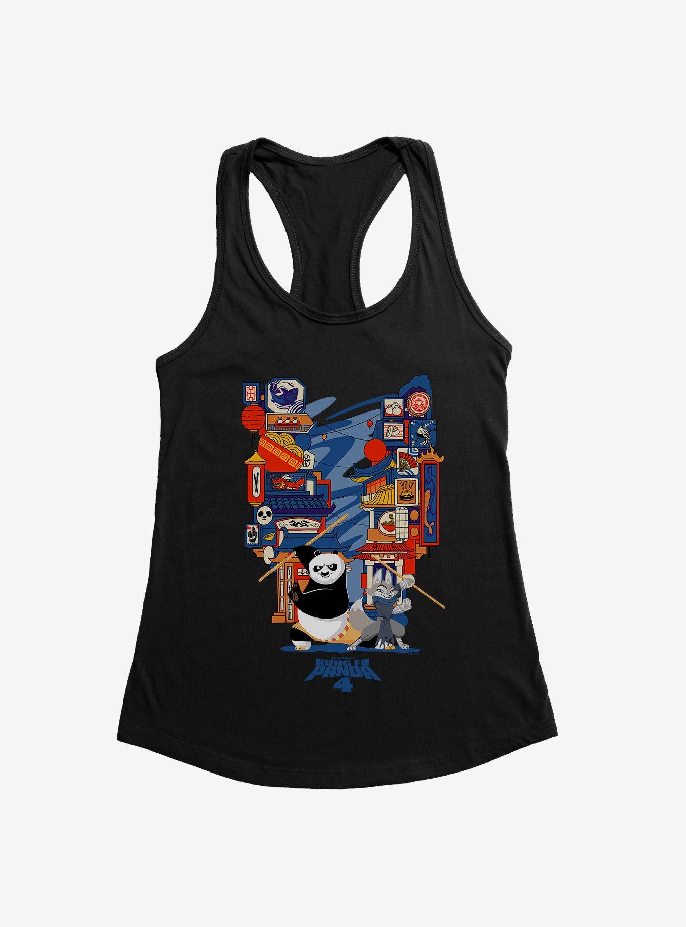 Kung Fu Panda 4 The Big City Womens Tank Top