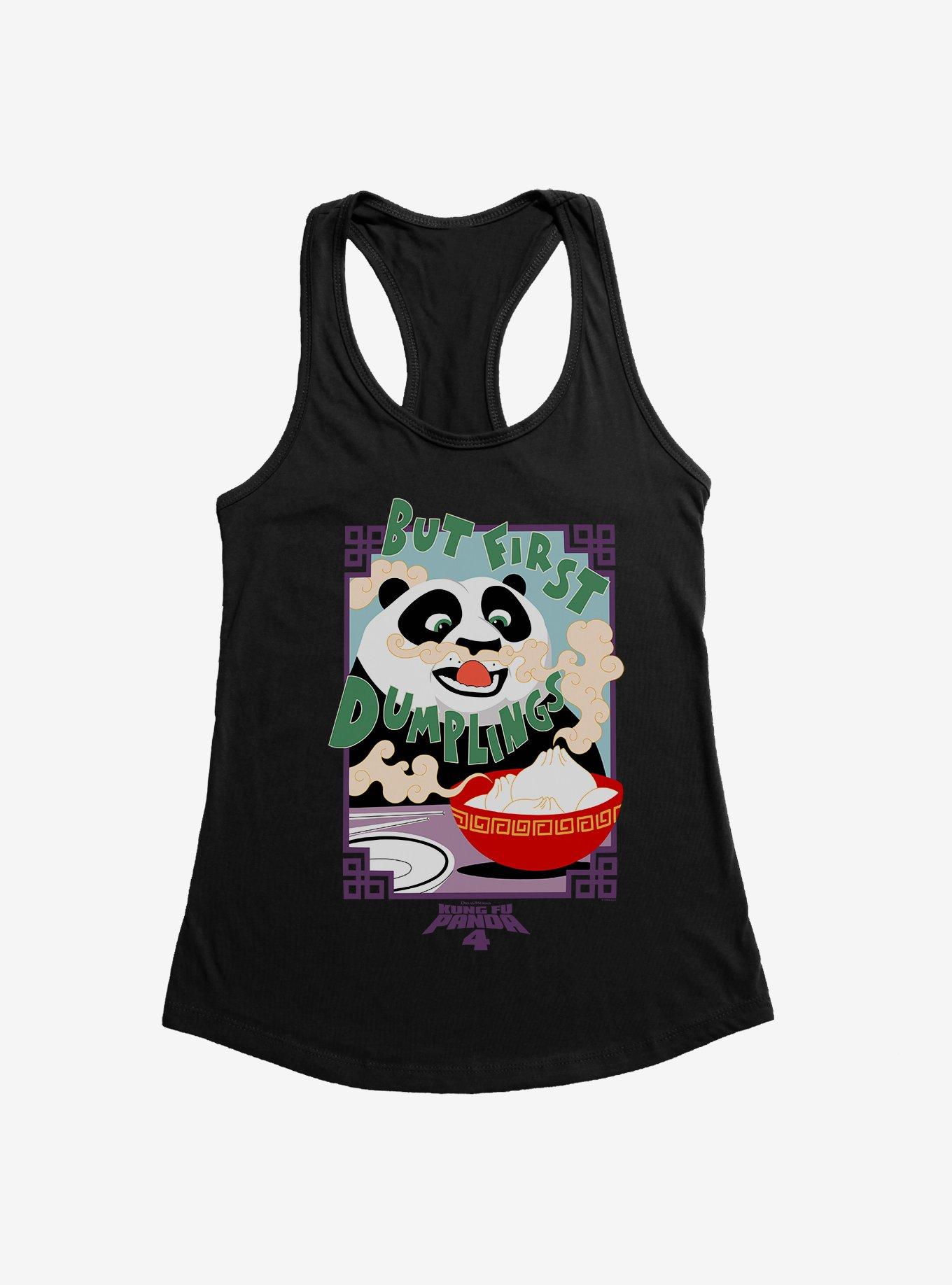 Kung Fu Panda 4 But First Dumplings Womens Tank Top