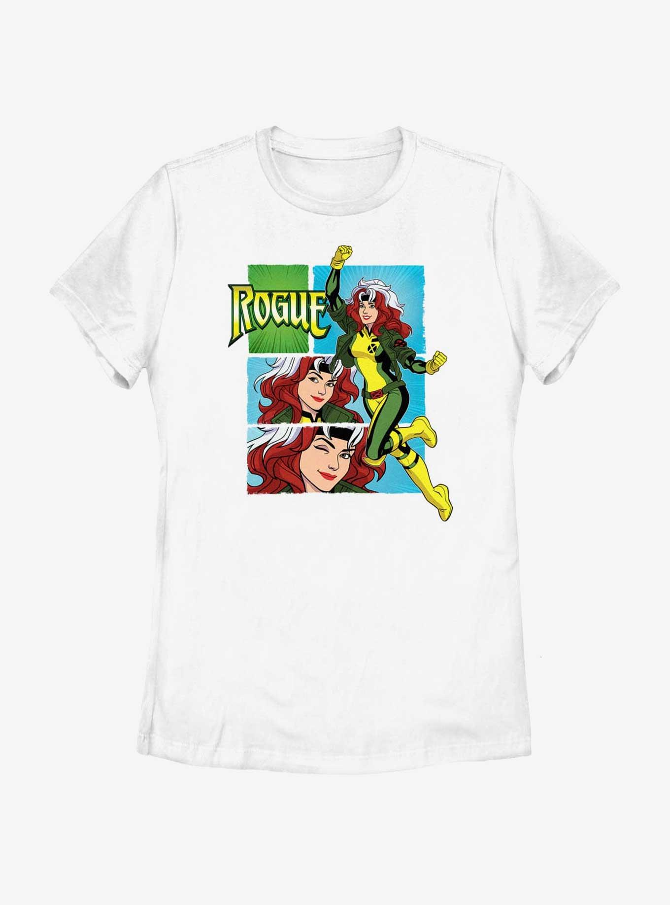 Marvel X-Men '97 Rogue Panels Womens T-Shirt, WHITE, hi-res