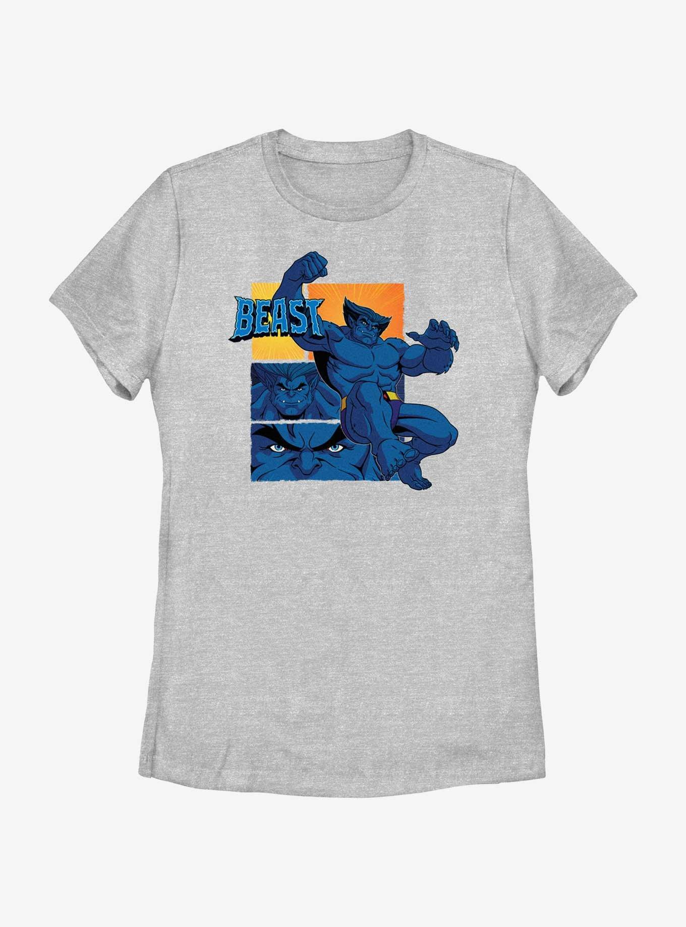 Marvel X-Men '97 Beast Pose Womens T-Shirt, ATH HTR, hi-res