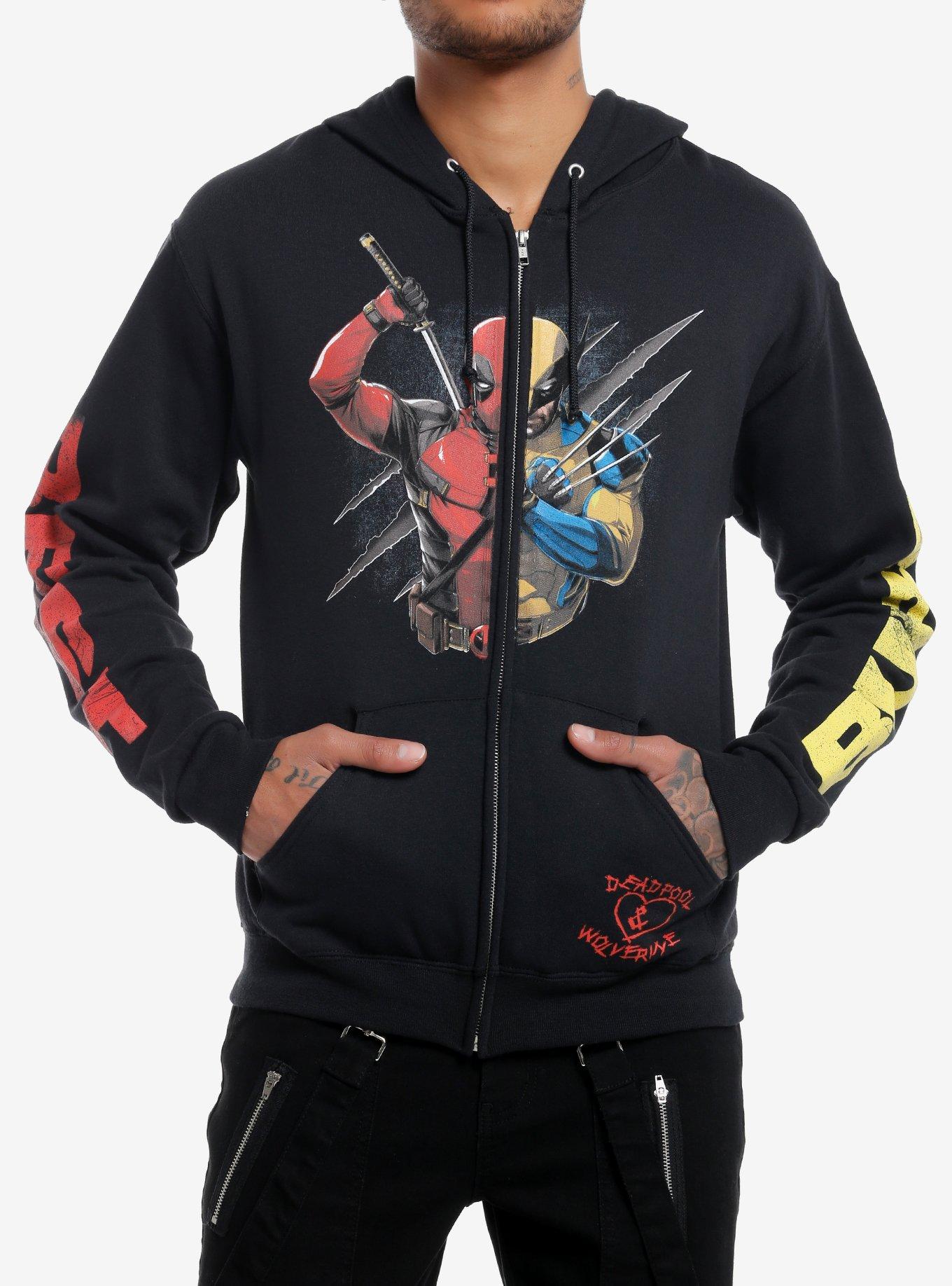 Marvel Deadpool & Wolverine Duo Split Best Bubs Hoodie, , hi-res