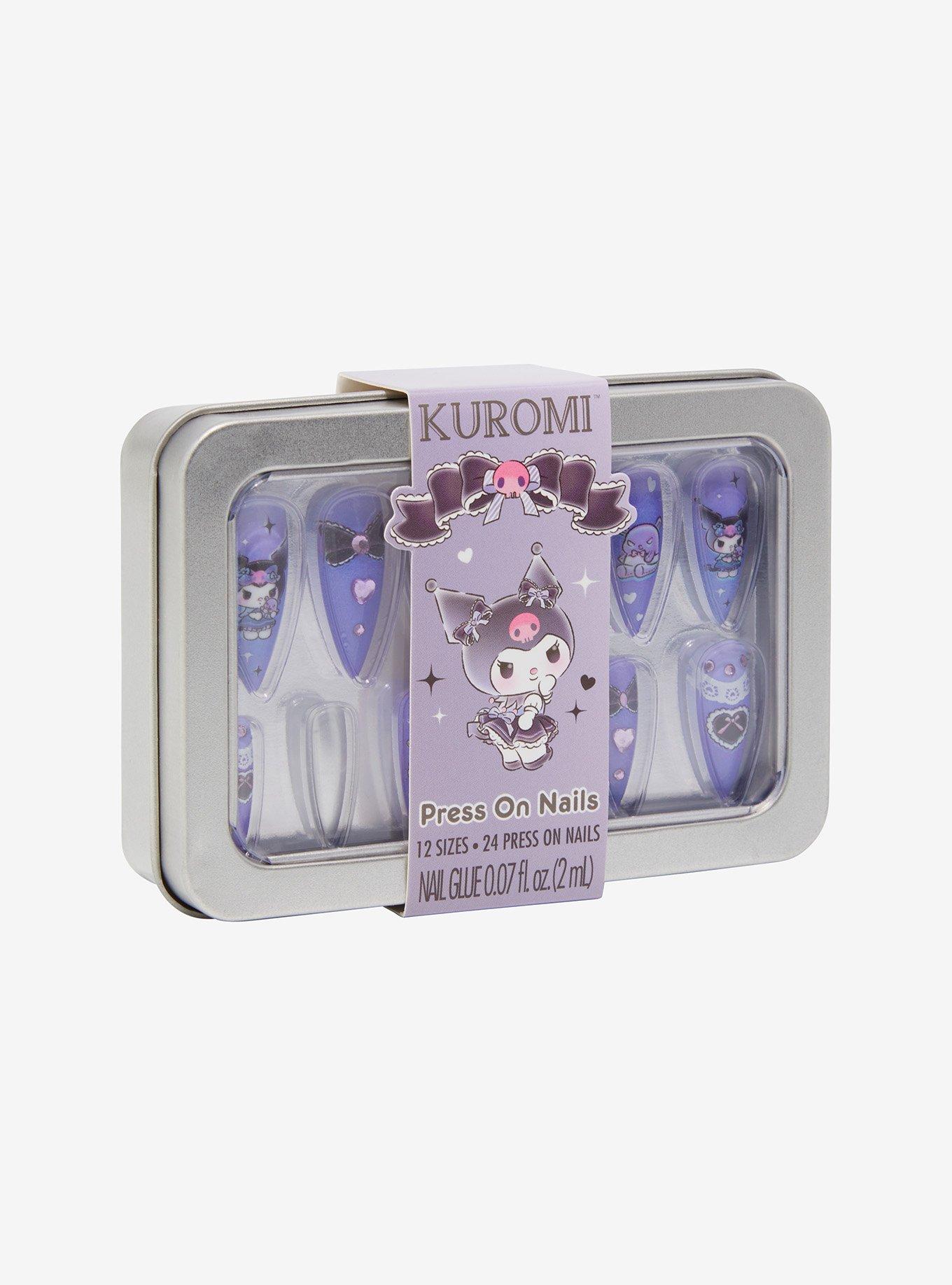 Kuromi Dress-Up Faux Nail Set, , hi-res