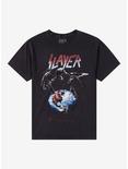 Slayer Chained World Dyed T-Shirt, CHARCOAL, hi-res
